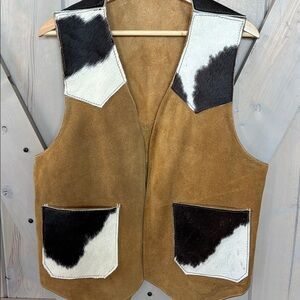 Leather/Cowhide vest